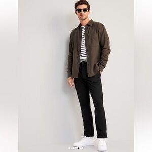 Old Navy Men's Straight Rotation Black Chino Pants